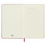 Kalendarz tygodniowy MOLESKINE 2024, 12M, L, twarda oprawa, scarlet red