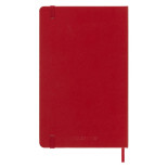 Kalendarz tygodniowy MOLESKINE 2024, 12M, L, twarda oprawa, scarlet red