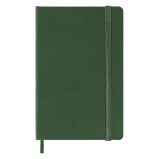 Kalendarz dzienny MOLESKINE 2024, 12M, P, twarda oprawa, myrtle green