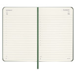 Kalendarz dzienny MOLESKINE 2024, 12M, P, twarda oprawa, myrtle green
