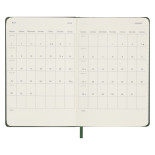 Kalendarz dzienny MOLESKINE 2024, 12M, P, twarda oprawa, myrtle green