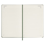 Kalendarz dzienny MOLESKINE 2024, 12M, L, twarda oprawa, myrtle green