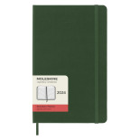 Kalendarz dzienny MOLESKINE 2024, 12M, L, twarda oprawa, myrtle green