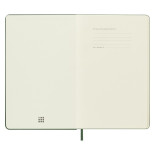 Kalendarz tygodniowy MOLESKINE 2024, 12M, L, twarda oprawa, myrtle green
