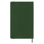 Kalendarz tygodniowy MOLESKINE 2024, 12M, L, twarda oprawa, myrtle green