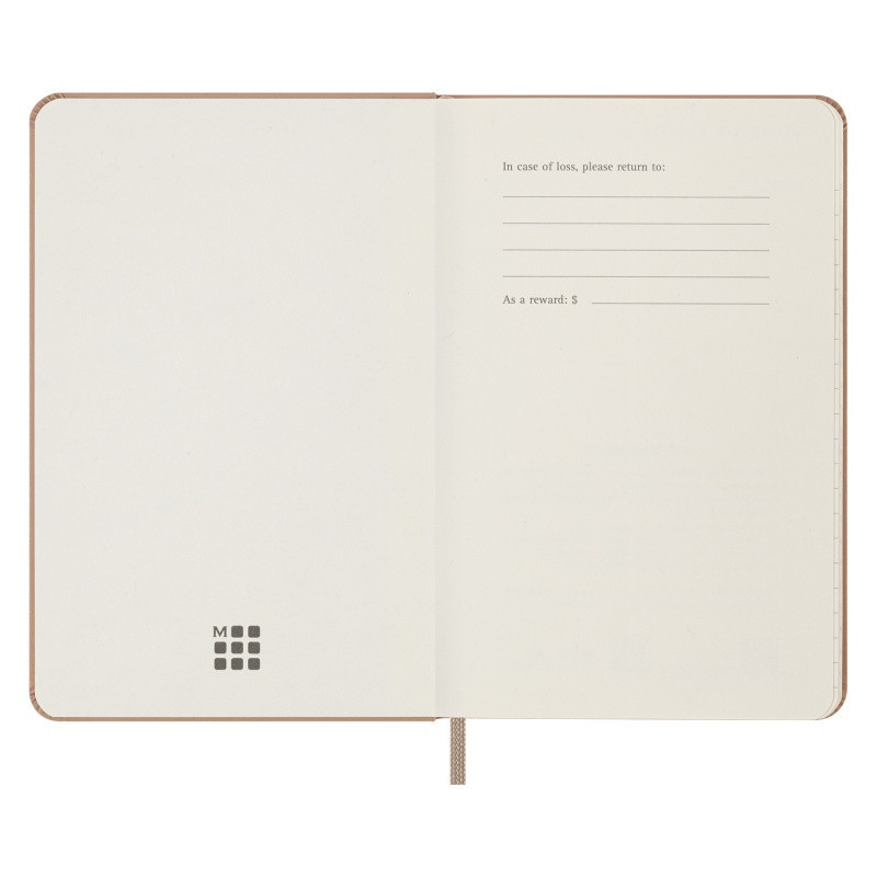 Kalendarz tygodniowy MOLESKINE 2024, 12M, P, twarda oprawa, sandy brown