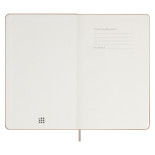 Kalendarz tygodniowy MOLESKINE 2024, 12M, L, twarda oprawa, sandy brown