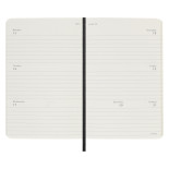 Kalendarz tygodniowy horyzontalny MOLESKINE 2024, 12M, P, miękka oprawa, czarny
