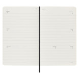 Kalendarz tygodniowy horyzontalny MOLESKINE 2024, 12M, L, miękka oprawa, czarny