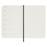 Kalendarz tygodniowy MOLESKINE 2024, 12M, P, miękka oprawa, czarny