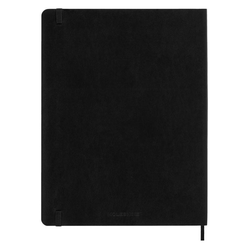 Kalendarz tygodniowy MOLESKINE 2024, 12M, XL, miękka oprawa, czarny