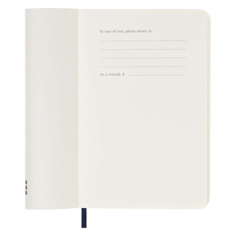 Kalendarz tygodniowy MOLESKINE 2024, 12M, P, miękka oprawa, sapphire blue