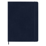 Kalendarz tygodniowy MOLESKINE 2024, 12M, XL, miękka oprawa, sapphire blue