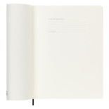 Kalendarz tygodniowy MOLESKINE 2024, 12M, XL, miękka oprawa, sapphire blue