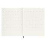 Kalendarz tygodniowy MOLESKINE 2024, 12M, XL, miękka oprawa, sapphire blue