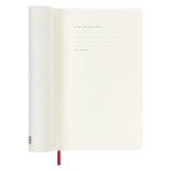 Kalendarz dzienny MOLESKINE 2024, 12M, L, miękka oprawa, scarlet red
