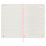 Kalendarz dzienny MOLESKINE 2024, 12M, L, miękka oprawa, scarlet red