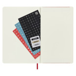 Kalendarz dzienny MOLESKINE 2024, 12M, L, miękka oprawa, scarlet red