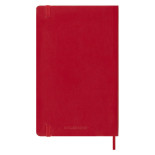 Kalendarz dzienny MOLESKINE 2024, 12M, L, miękka oprawa, scarlet red