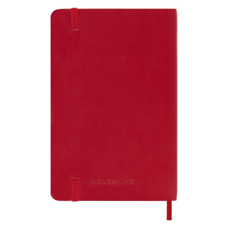 Kalendarz tygodniowy MOLESKINE 2024, 12M, P, miękka oprawa, scarlet red