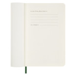 Kalendarz dzienny MOLESKINE 2024, 12M, P, miękka oprawa, myrtle green