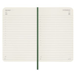 Kalendarz dzienny MOLESKINE 2024, 12M, P, miękka oprawa, myrtle green