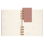 Kalendarz akademicki na spirali MOLESKINE lip 23 - cze 2024, XL, twarda oprawa, czarny