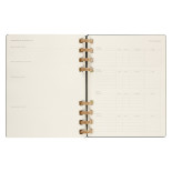 Kalendarz akademicki na spirali MOLESKINE lip 23 - cze 2024, XL, twarda oprawa, czarny