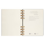 Kalendarz akademicki na spirali MOLESKINE lip 23 - cze 2024, XL, twarda oprawa, czarny
