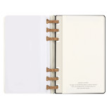 Kalendarz akademicki na spirali MOLESKINE lip 23 - cze 2024, L, twarda oprawa, czarny