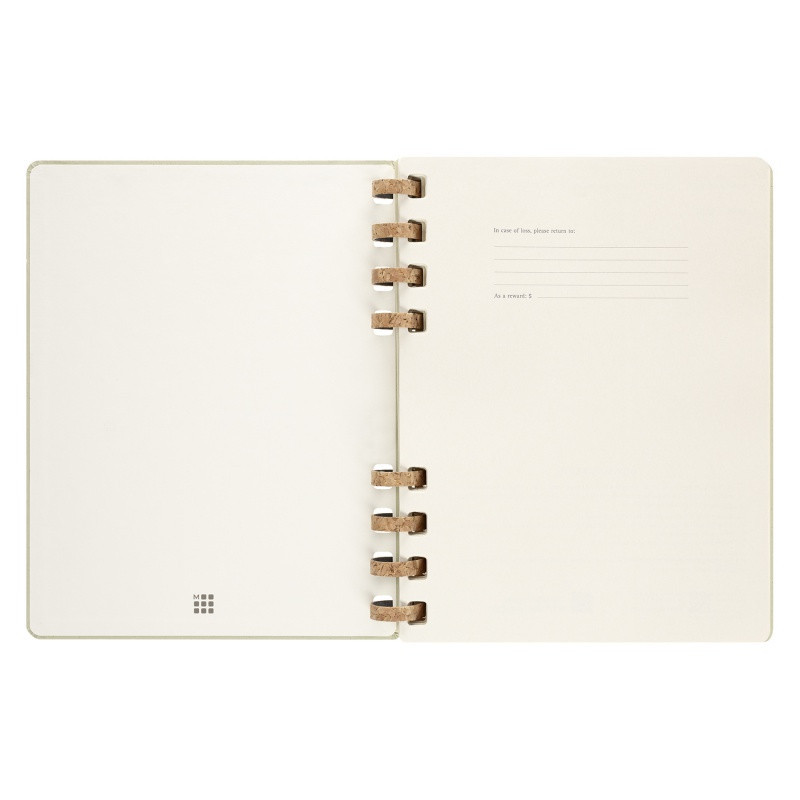 Kalendarz akademicki na spirali MOLESKINE lip 23 - cze 24, XL, twarda oprawa, crush kiwi