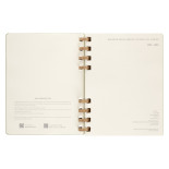 Kalendarz akademicki na spirali MOLESKINE lip 23 - cze 24, XL, twarda oprawa, crush kiwi