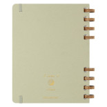 Kalendarz akademicki na spirali MOLESKINE lip 23 - cze 24, XL, twarda oprawa, crush kiwi