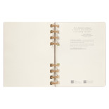 Kalendarz akademicki na spirali MOLESKINE lip 23 - cze 24, XL, twarda oprawa, crush almond