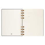 Kalendarz tygodniowy/miesięczny na spirali MOLESKINE 2024, 12M, XL, twarda oprawa, czarny