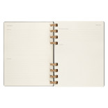 Kalendarz tygodniowy/miesięczny na spirali MOLESKINE 2024, 12M, XL, twarda oprawa, czarny