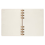 Kalendarz tygodniowy/miesięczny na spirali MOLESKINE 2024, 12M, XL, twarda oprawa, crush almond