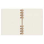 Kalendarz tygodniowy/miesięczny na spirali MOLESKINE 2024, 12M, XL, twarda oprawa, crush almond