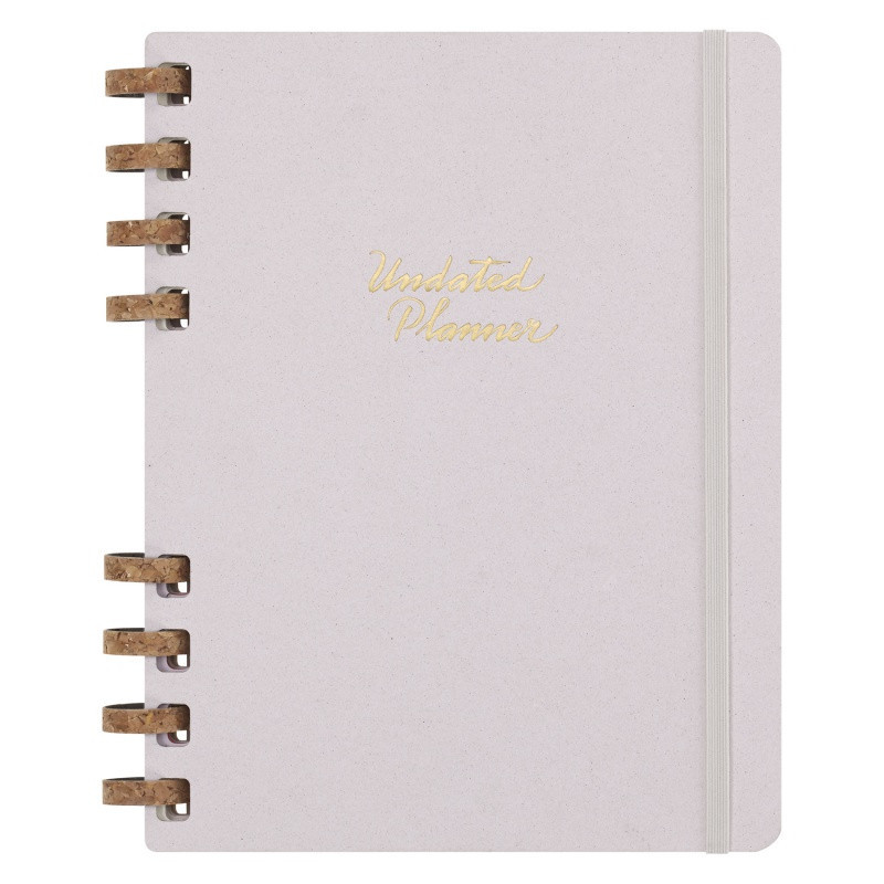 Kalendarz na spirali MOLESKINE, bez dat, XL, twarda oprawa, crush grape