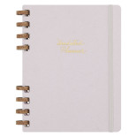 Kalendarz na spirali MOLESKINE, bez dat, XL, twarda oprawa, crush grape