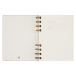 Kalendarz na spirali MOLESKINE, bez dat, XL, twarda oprawa, crush grape