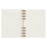 Kalendarz na spirali MOLESKINE, bez dat, XL, twarda oprawa, crush grape