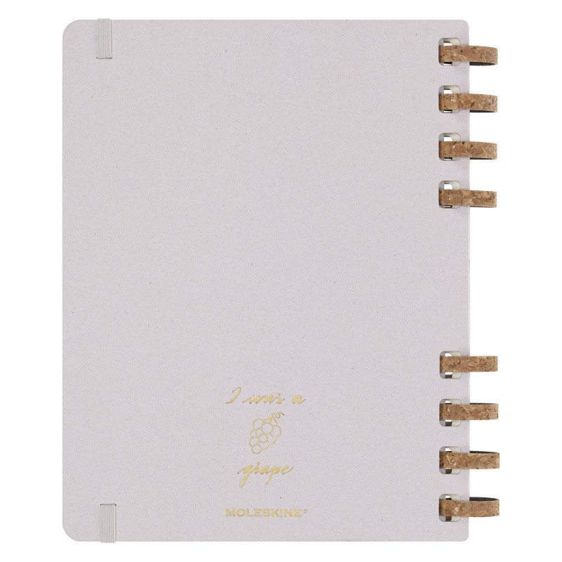 Kalendarz na spirali MOLESKINE, bez dat, XL, twarda oprawa, crush grape