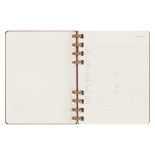 Kalendarz na spirali MOLESKINE, bez dat, XL, twarda oprawa, crush cherry