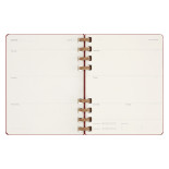 Kalendarz na spirali MOLESKINE, bez dat, XL, twarda oprawa, crush cherry