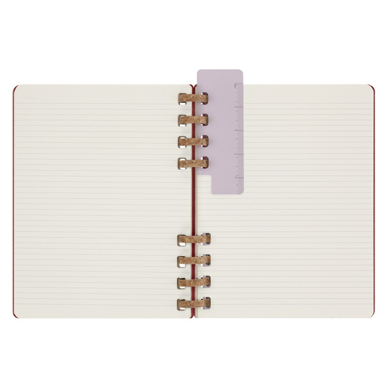 Kalendarz na spirali MOLESKINE, bez dat, XL, twarda oprawa, crush cherry