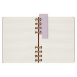 Kalendarz na spirali MOLESKINE, bez dat, XL, twarda oprawa, crush cherry