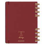 Kalendarz na spirali MOLESKINE, bez dat, XL, twarda oprawa, crush cherry