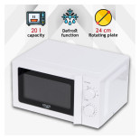 Kuchenka mikrofalowa ADLER AD 6205, 20L, biała