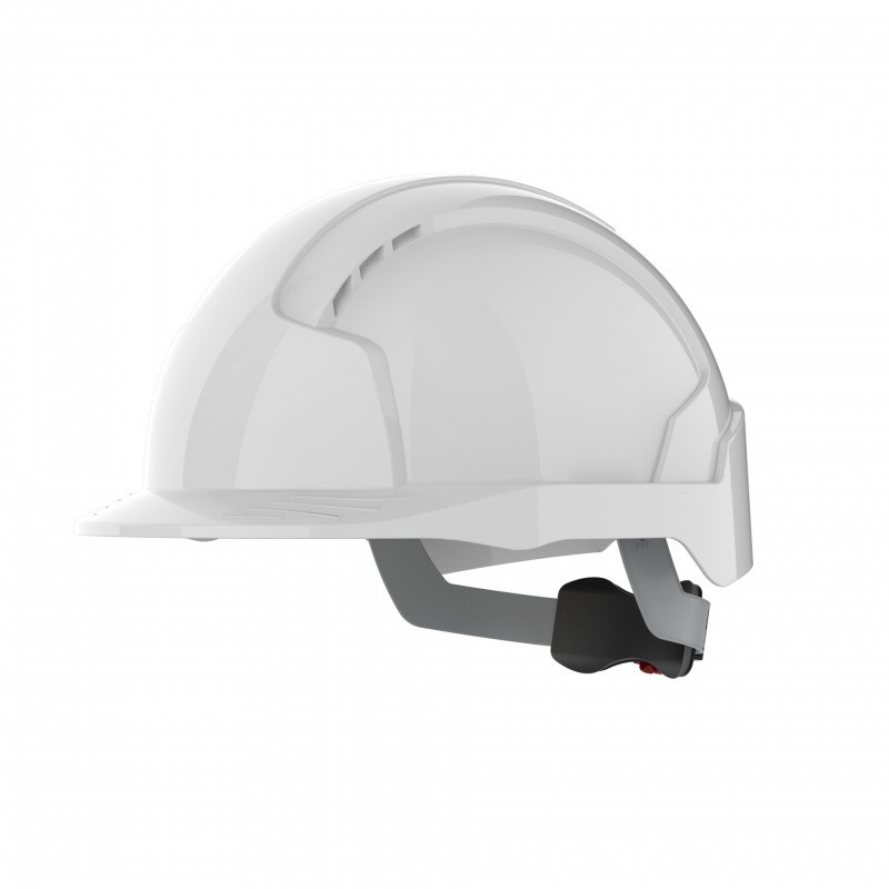 Hełm ochronny EVOLite®, regulacja na pokrętło, niewentylowany, biały